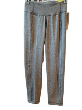 All in motion leggings gray xs NEW NWT simplicity mid‎ rise stretch quick dry